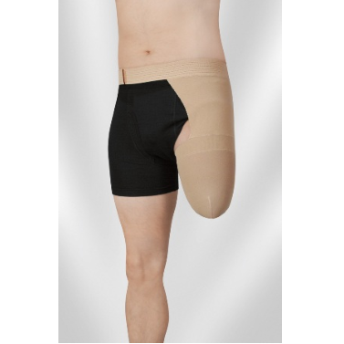 Compression Stocking for Stretch with Fixing Belt